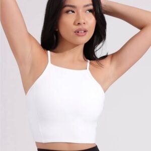 Buffbunny Ivy crop white